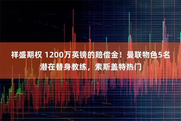 祥盛期权 1200万英镑的赔偿金！曼联物色5名潜在替身教练，索斯盖特热门